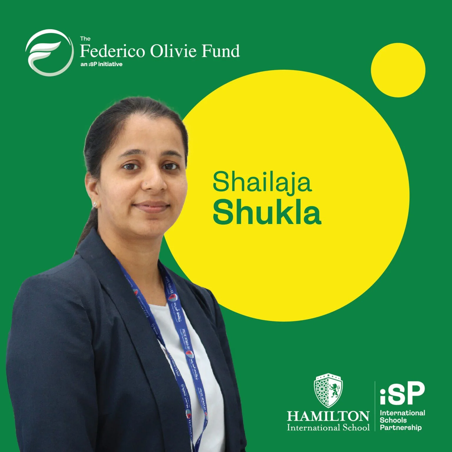 Hamilton Teachers receive ISP Federico Olivie Fund